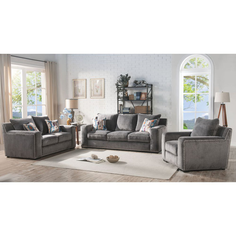 Alcott Hill® Donohoe 42'' Wide Chenille Down Cushion Armchair | Wayfair dallas cowboys women's tights